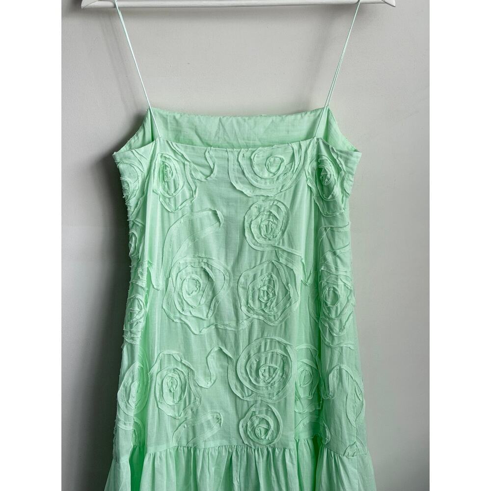 Bec & Bridge Haze Textured Floral Maxi Dress Mint Green Women's Size US 2 NWT - Picture 9 of 14